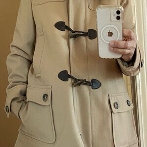 New York & Company Beige Utility Jacket